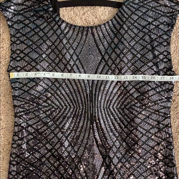 Sequin stretch party dress. NWOT - Picture 6 of 8